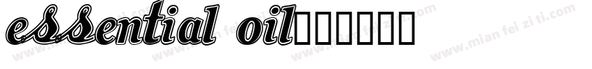 Essential oil字体转换